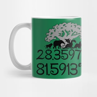 Coordinates to AK Mug